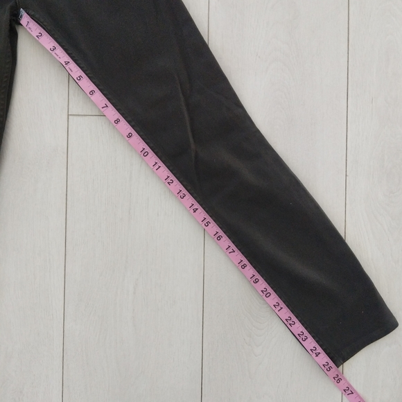 Abercrombie Simone High Rise Ankle Jeans Coated Green - Picture 6 of 11